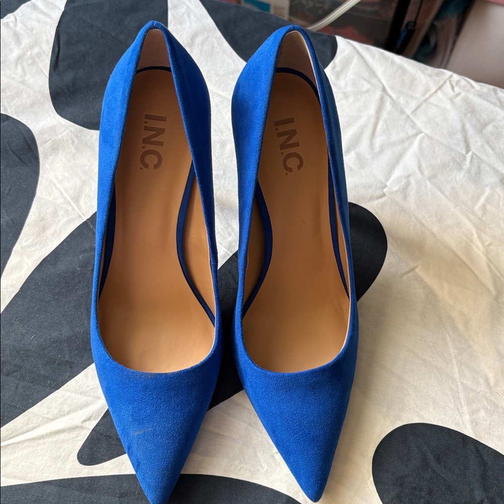 Inc cobalt blue heels